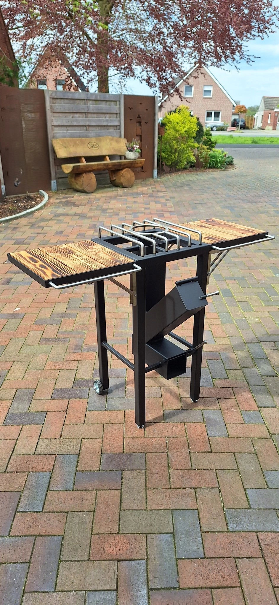 Steel Rocket Stove Station