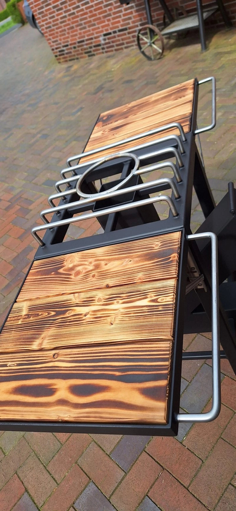Steel Rocket Stove Station