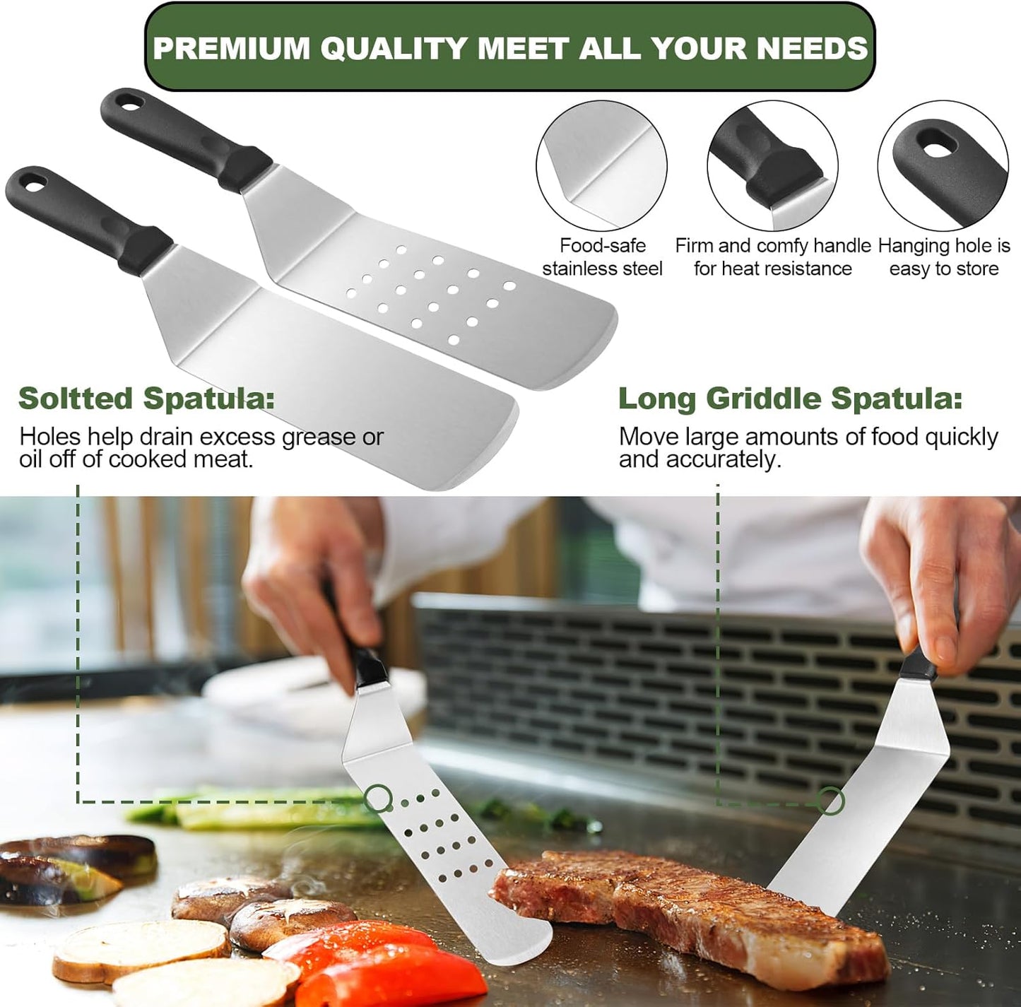 35PCS Griddle Accessories Kit